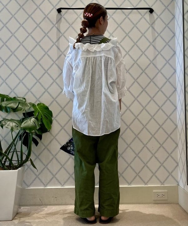 たぐみさんの「BEAMS WOMEN｜チェッカー ヘアクリップ」を使ったコーディネート