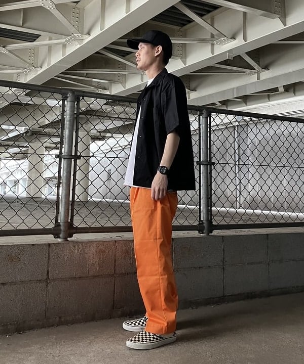 ホサカさんの「BEAMS WOMEN｜BEAMS / ベーシック オープンカラー シャツ」を使ったコーディネート