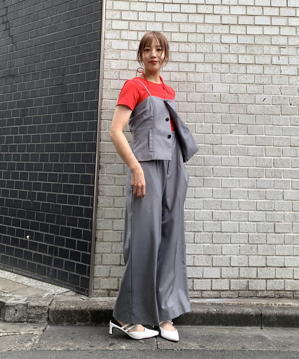 れいなさんの「BEAMS WOMEN｜Ray BEAMS / ポインテッド ベルト ミュール」を使ったコーディネート