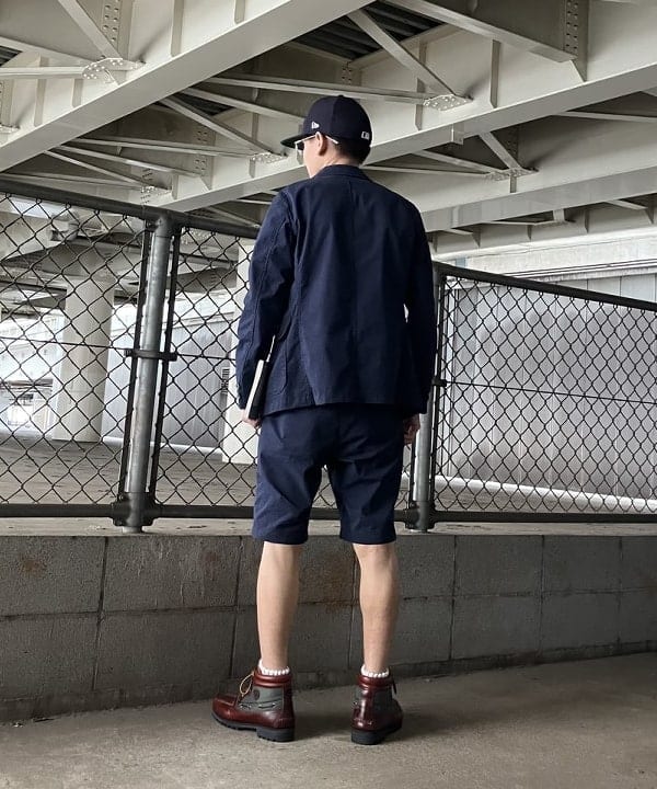 ホサカさんの「BEAMS WOMEN｜BEAMS PLUS / COOLMAX（R）シアサッカー アイビー ショーツ」を使ったコーディネート