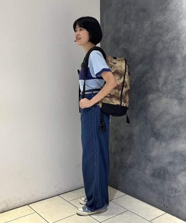 葵さんの「BEAMS WOMEN｜BEAMS BOY / スポーツ ライン ショート スリーブ」を使ったコーディネート