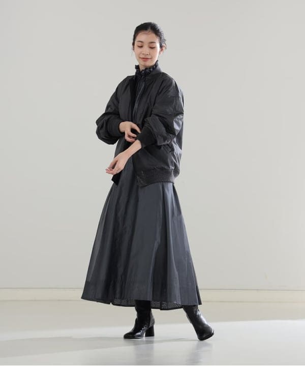 【Demi-Luxe BEAMS AK+1】シアー スリットスカート M 64270879167_D_14.jpg