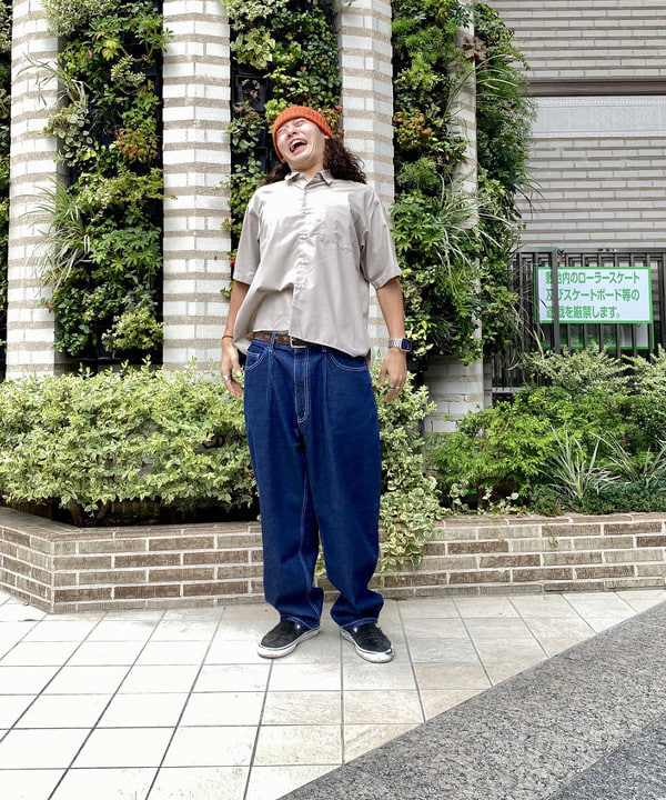 りくっしーさんの「BEAMS WOMEN｜BEAMS PLUS / コットン リネン ワッチキャップ」を使ったコーディネート