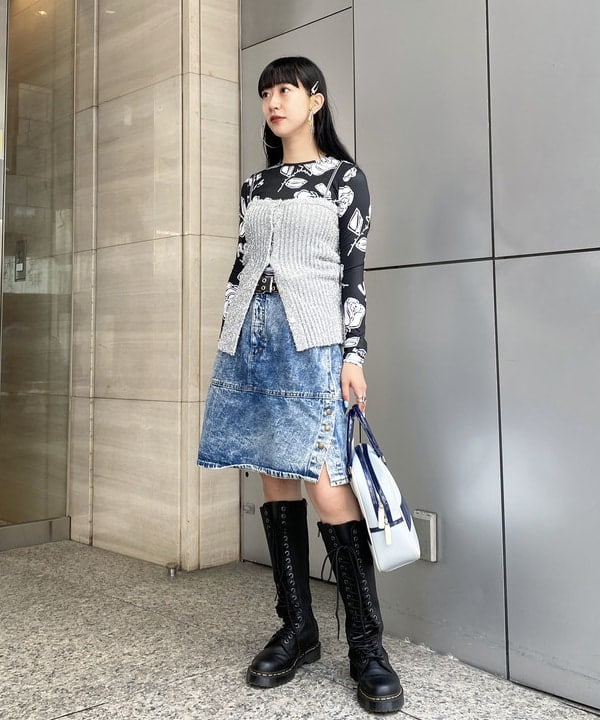 マツド ユメカさんの「BEAMS WOMEN｜ボーリング ボストン バッグ」を使ったコーディネート