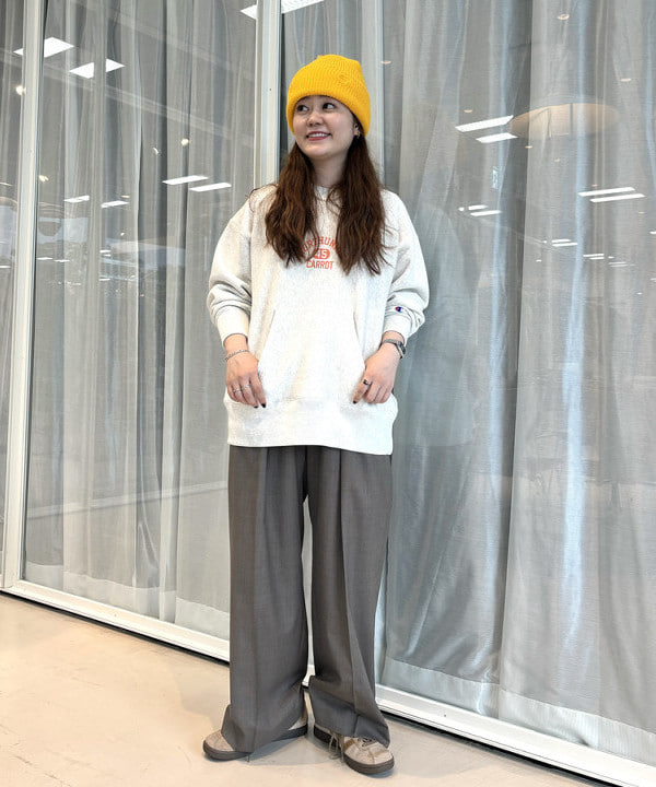 カスタニ モモノさんの「BEAMS WOMEN｜【別注】DECHO / ダメージ キャップ」を使ったコーディネート