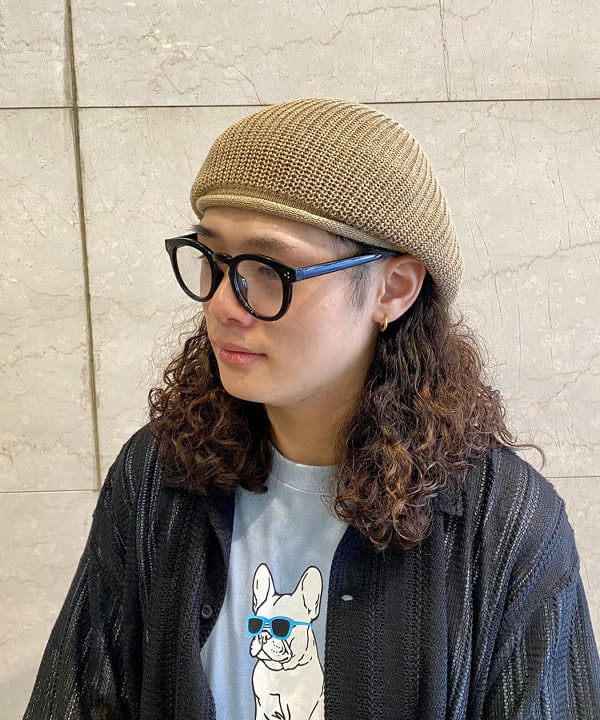 りくっしーさんの「BEAMS WOMEN｜BEAMS / リネン ベレー▲」を使ったコーディネート