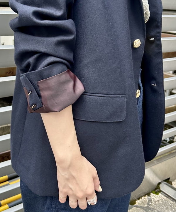 ナツハさんの「BEAMS WOMEN｜BEAMS BOY / ポリエステル ウール 3ボタン ブレザー」を使ったコーディネート