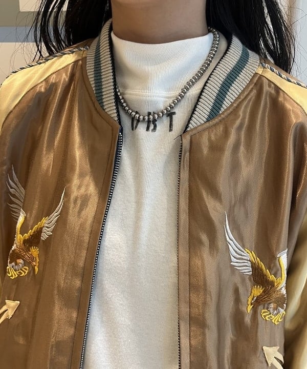ミナミマリコさんの「BEAMS WOMEN｜テーラー東洋 / 別注 イーグル ドラゴン & ジャパンマップ スカジャン」を使ったコーディネート