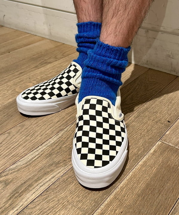 佐藤 大斗さんの「BEAMS WOMEN｜VANS / SLIP-ON REISSUE 98 LX CHECKERBOARD BLACK/OFF WHITE」を使ったコーディネート