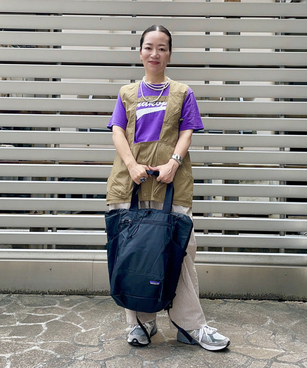 コウリキ　マミさんの「BEAMS WOMEN｜コットンウェザー ハンティング ベスト」を使ったコーディネート