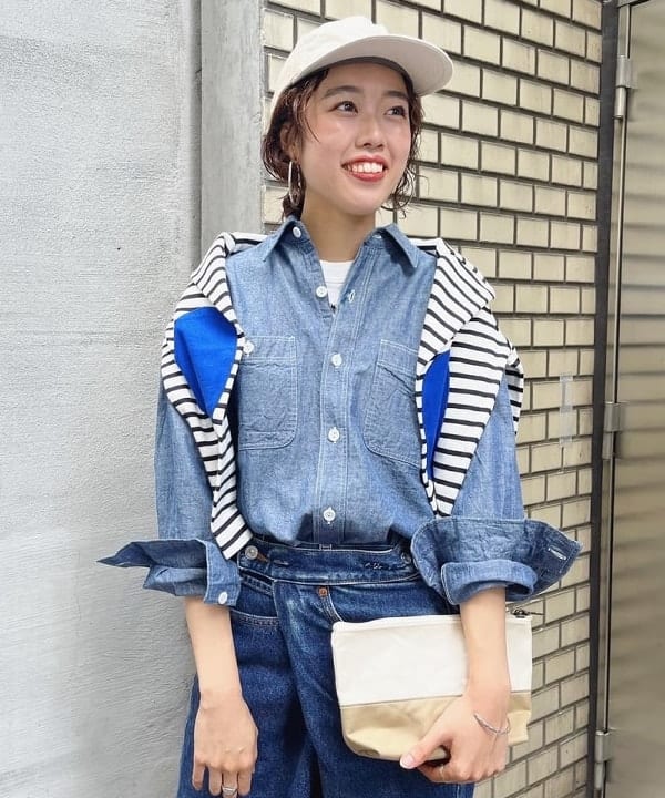 しもつまさんの「BEAMS WOMEN｜DECHO / メッシュ キャップ」を使ったコーディネート