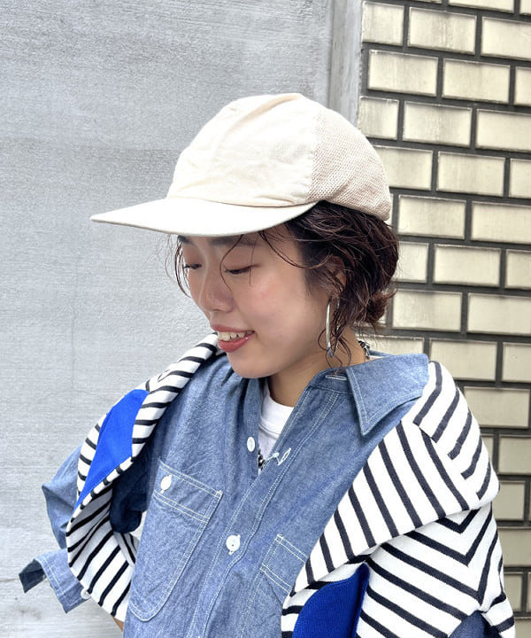 しもつまさんの「BEAMS WOMEN｜DECHO / メッシュ キャップ」を使ったコーディネート