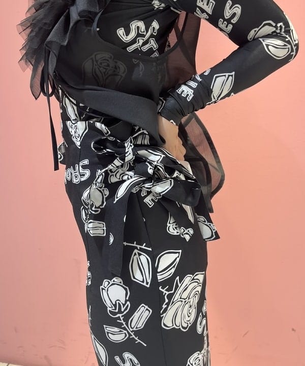 星野 真依さんの「BEAMS WOMEN｜Ray BEAMS / ラッフルカラー シアー ノースリーブ トップス」を使ったコーディネート