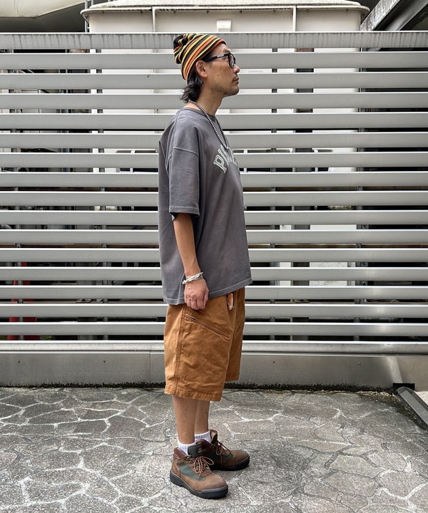 ザキサンさんの「BEAMS WOMEN｜BEAMS / ヴィンテージ加工 カレッジ Tシャツ」を使ったコーディネート