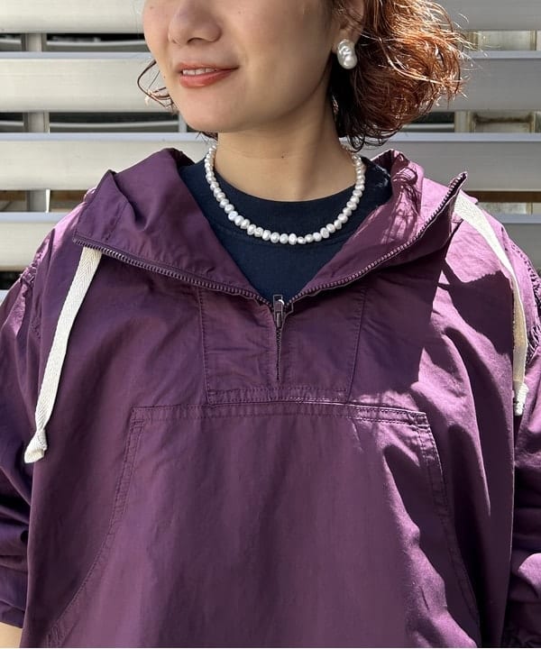 まつむさんの「BEAMS WOMEN｜サイド ボタン アノラック」を使ったコーディネート