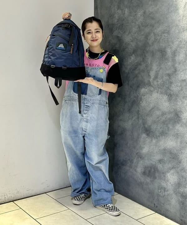 吉野 多恵さんの「BEAMS WOMEN｜SUGAR CANE Add Human Labor / PATCH WORK WORK  T-SHIRT」を使ったコーディネート