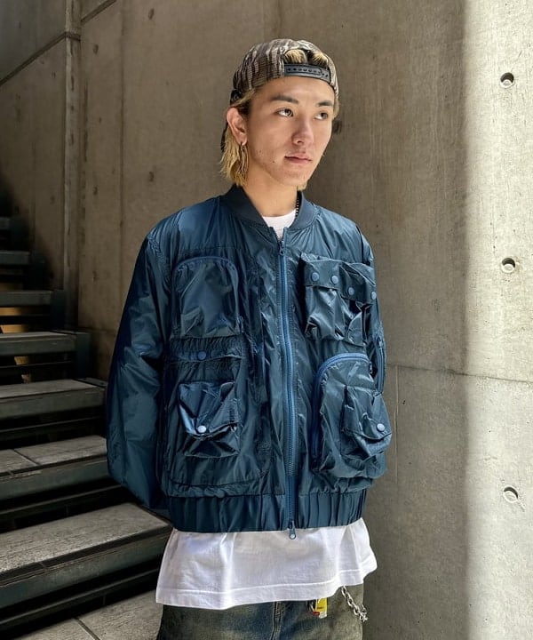 Ryohei Takataさんの「BEAMS WOMEN｜撥水 マルチポケット MA-1」を使ったコーディネート