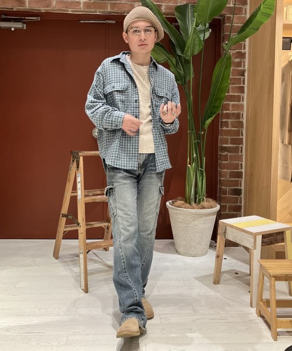 ディクソン 太陽さんの「BEAMS WOMEN｜BEAMS / リネン ベレー▲」を使ったコーディネート