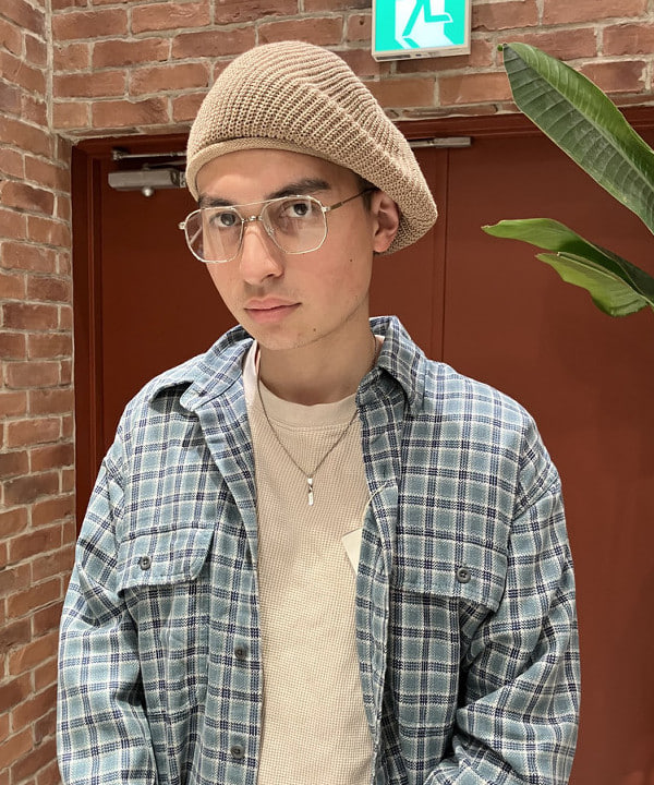 ディクソン 太陽さんの「BEAMS WOMEN｜BEAMS / リネン ベレー▲」を使ったコーディネート