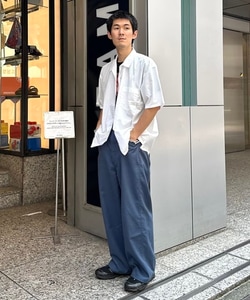 BEAMS（ビームス）ベーシック オープンカラー シャツ（シャツ