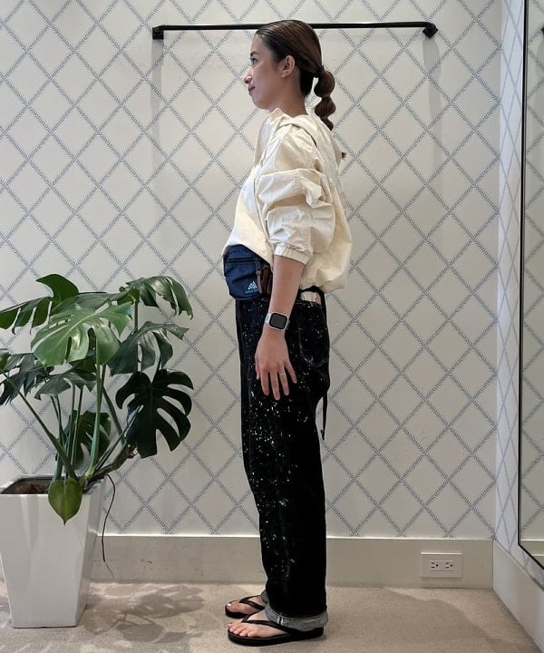 たぐみさんの「BEAMS WOMEN｜GREGORY / 別注 VINTAGE HIP MATE NAVY」を使ったコーディネート