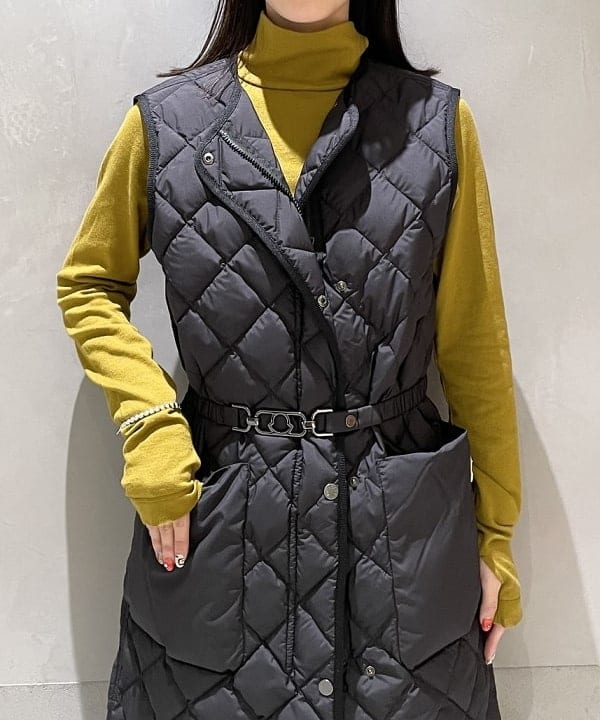 高木 菜央さんの「BEAMS WOMEN｜▲MONCLER / BUTOR ロングベスト」を使ったコーディネート