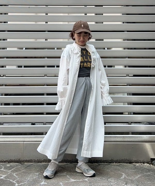 まつむさんの「BEAMS WOMEN｜ボーイ ベーシック Tシャツ」を使ったコーディネート