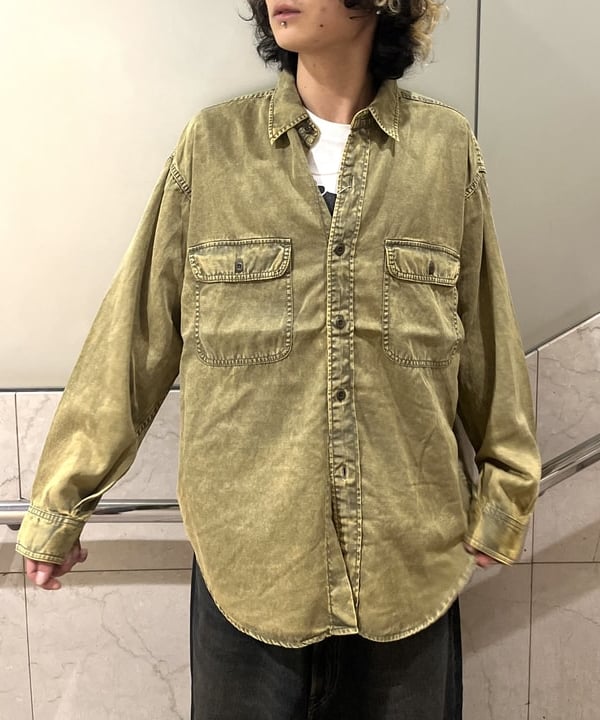 菊田 悠さんの「BEAMS WOMEN｜フェード ワークシャツ」を使ったコーディネート