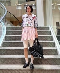 お買い得商店街 Ray BEAMS（レイ ビームス）YanYan / PLAID PLEATED CHECK SKIRT スカート