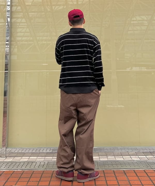 石郷岡 稜さんの「ベーシック ツイル イージーパンツ」を使ったコーディネート