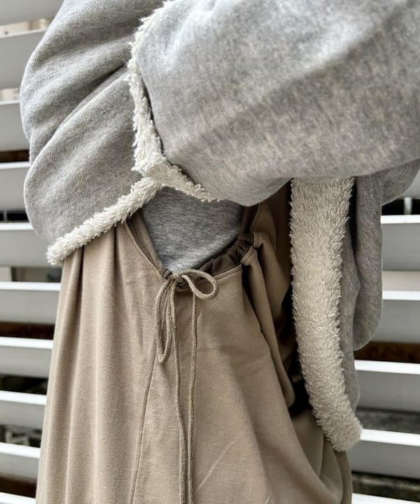 ナツハさんの「BEAMS WOMEN｜maturely / スィン ストリング スリット ワンピース」を使ったコーディネート