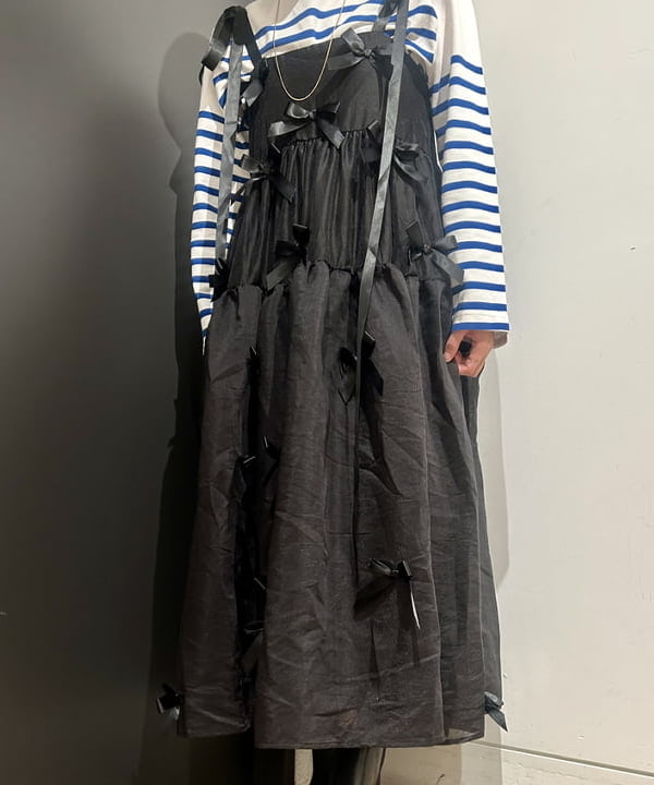 早川 萌子さんの「BEAMS WOMEN｜ナバルボーダー ビッグ ボートネック カットソー」を使ったコーディネート
