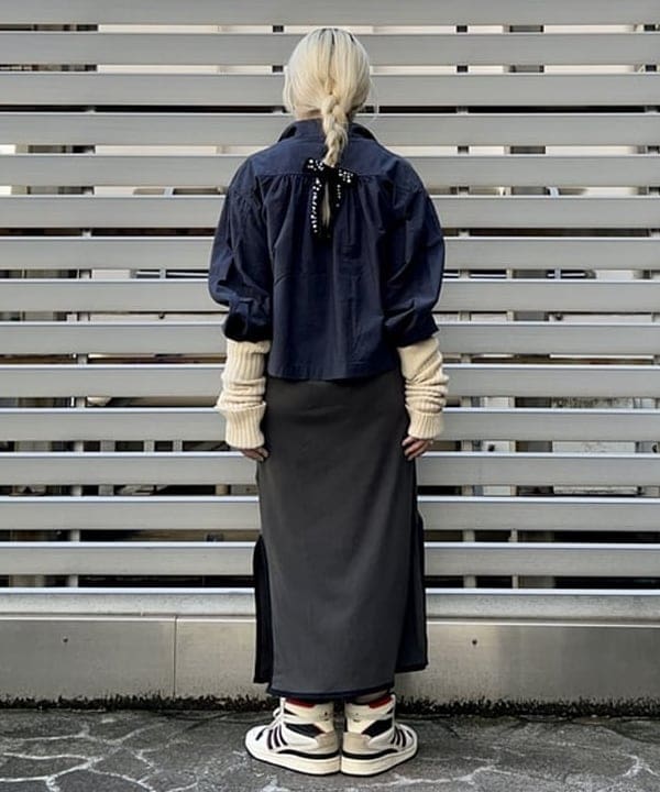 ナツハさんの「BEAMS WOMEN｜maturely / スィン ストリング スリット ワンピース」を使ったコーディネート