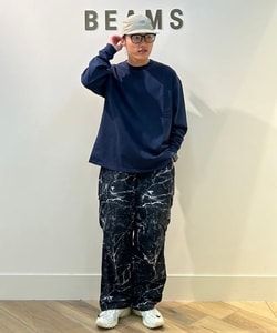 BEAMS（ビームス）ONEITA / Pigment Dye Long Sleeve T-shirt（T