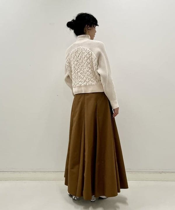 kigoさんの「BEAMS WOMEN｜RBS / モール キリカエ ハイネック ニット」を使ったコーディネート