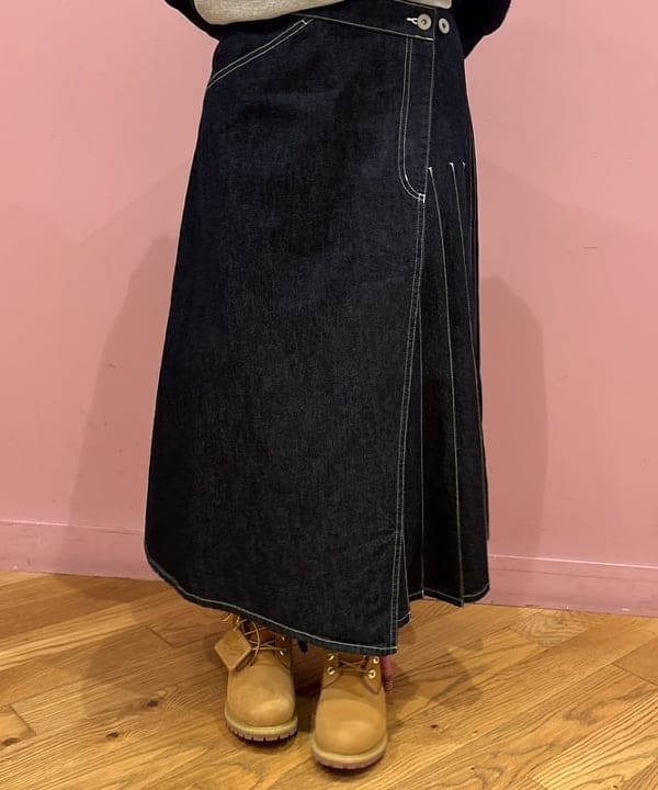 ここあさんの「BEAMS WOMEN｜ラップ プリーツ スカート」を使ったコーディネート
