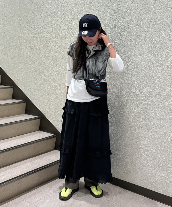 サイトウ　トモミさんの「ミリタリー ニットパンツ」を使ったコーディネート