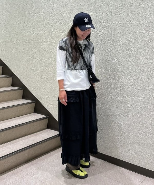 サイトウ　トモミさんの「ミリタリー ニットパンツ」を使ったコーディネート