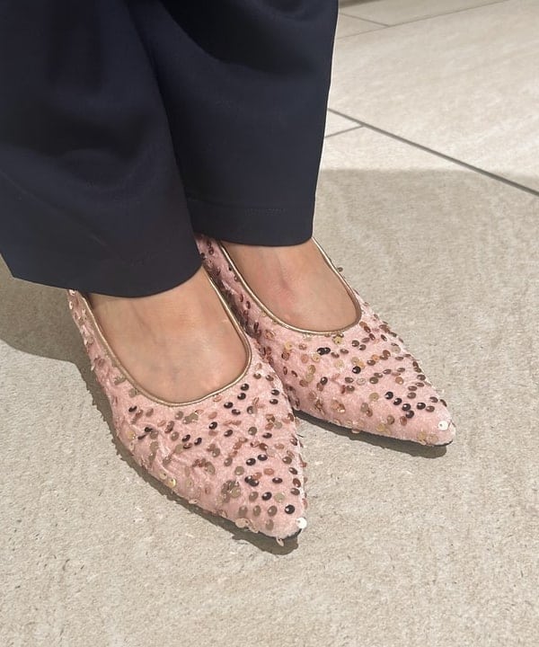 仙田 こころさんの「BEAMS WOMEN｜2Way リボン ミュール」を使ったコーディネート