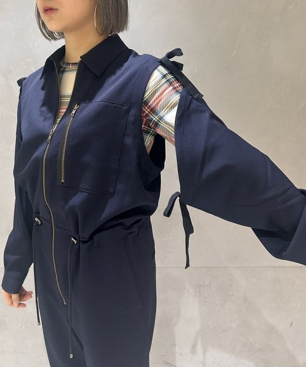 仙田 こころさんの「BEAMS WOMEN｜2Way リボン ミュール」を使ったコーディネート