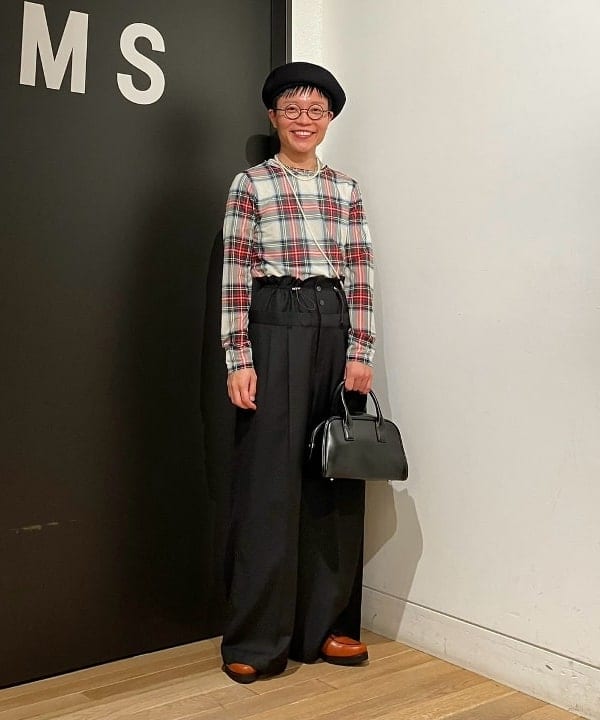 土田 達也さんの「BEAMS WOMEN｜バスク ベレー帽」を使ったコーディネート