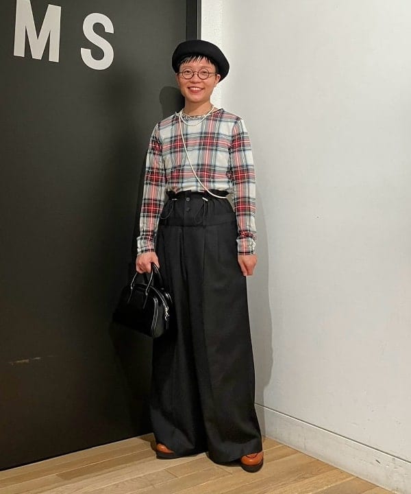 土田 達也さんの「BEAMS WOMEN｜バスク ベレー帽」を使ったコーディネート