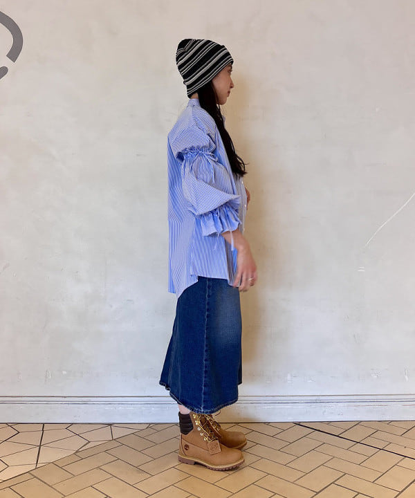 ちりこさんの「BEAMS WOMEN｜▲Timberland &times; Ray BEAMS / 8inch Puffer Boots」を使ったコーディネート