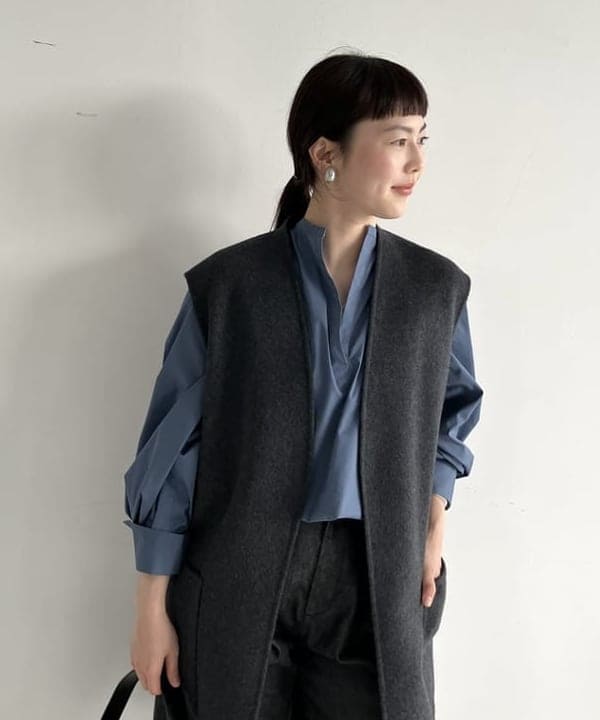Ichika Hondaさんの「BEAMS WOMEN｜エディター坪田あさみ &times; woadblue &times; Demi-Luxe BEAMS / 別注 2タック デニムパンツ」を使ったコーディネート