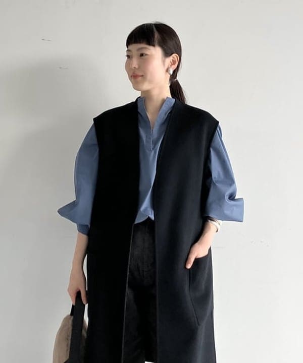Ichika Hondaさんの「BEAMS WOMEN｜エディター坪田あさみ &times; woadblue &times; Demi-Luxe BEAMS / 別注 2タック デニムパンツ」を使ったコーディネート