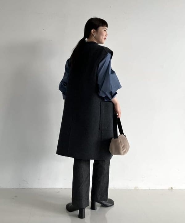 Ichika Hondaさんの「BEAMS WOMEN｜エディター坪田あさみ &times; woadblue &times; Demi-Luxe BEAMS / 別注 2タック デニムパンツ」を使ったコーディネート