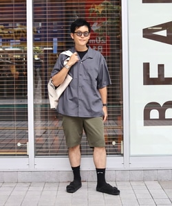 BEAMS（ビームス）ベーシック オープンカラー シャツ（シャツ
