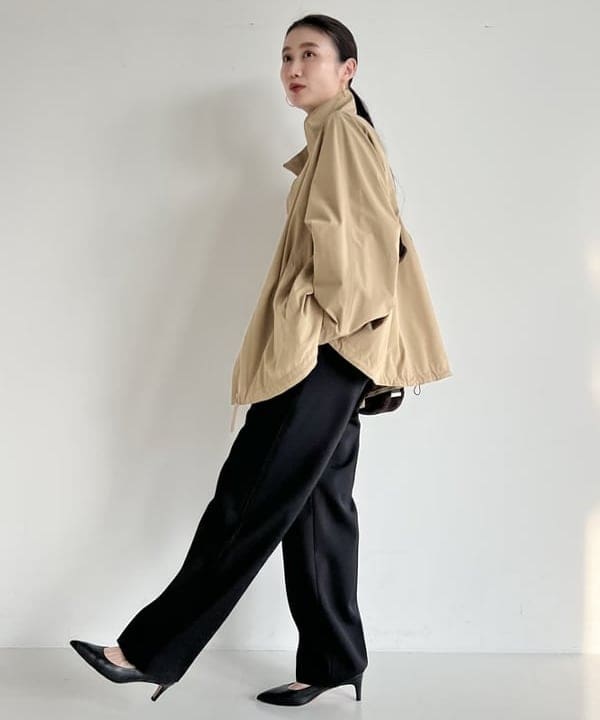 隈元 楓さんの「BEAMS WOMEN｜LEE × Demi-Luxe BEAMS / オーバースタンドブルゾン.M」を使ったコーディネート