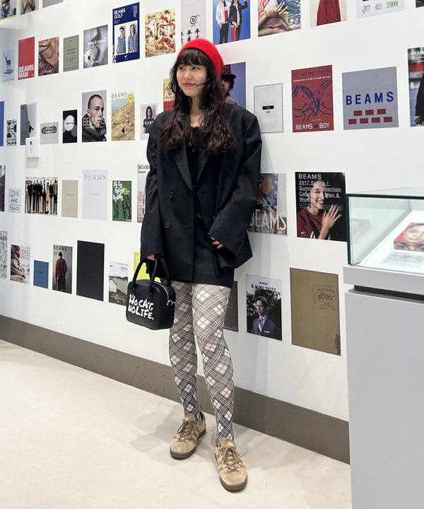渡邊 舞さんの「BEAMS WOMEN｜アンゴラ混 ビーニー」を使ったコーディネート