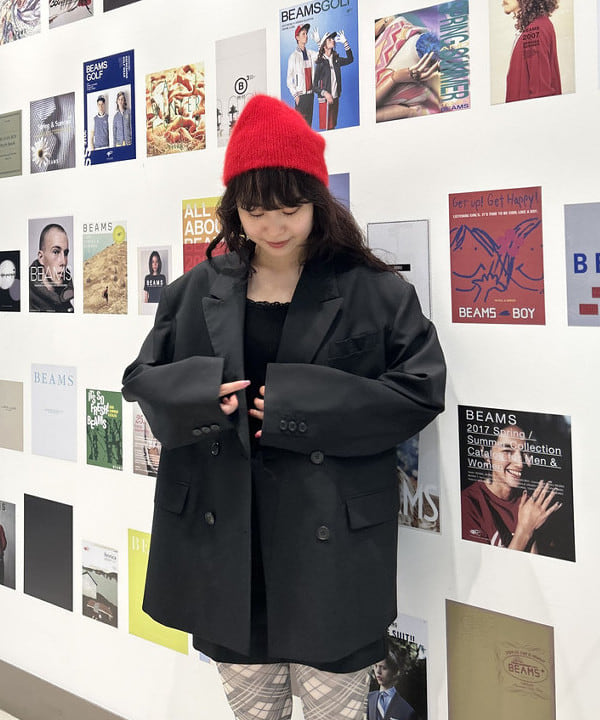 渡邊 舞さんの「BEAMS WOMEN｜アンゴラ混 ビーニー」を使ったコーディネート